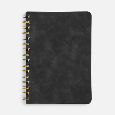 Ежедневник Spiral, недатированный, черный (Чёрный)