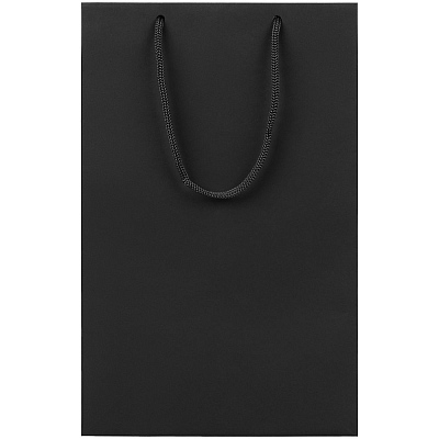 Пакет бумажный Porta S, вертикальный, черный