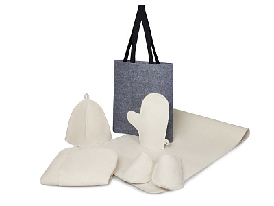 Банный набор с парео Healing, женский (Белый)