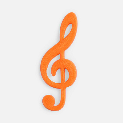 Подвеска Industry 3D-печать на заказ скрипичный ключ