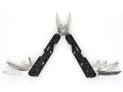 Мультитул, 13 функций (Черный, серебристый)