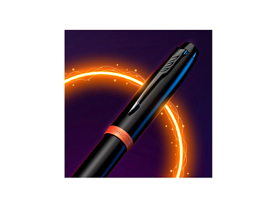 Ручка шариковая Parker IM Vibrant Rings Flame Orange