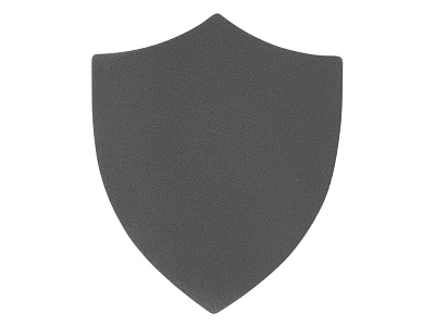 Патч Щит, nubuk (Серый)