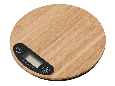 Бамбуковые кухонные весы Scale (Натуральный)