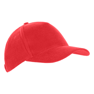 Бейсболка STAN 5 клиньев хлопок 280, 03 (Красный)