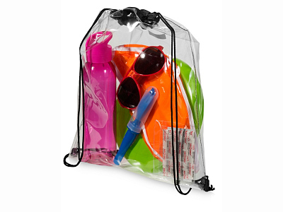 Рюкзак Lancaster (Прозрачный/черный)