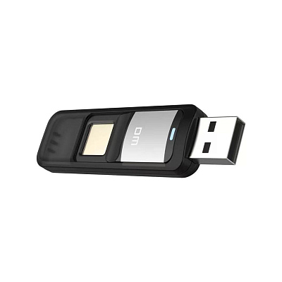 Флешка со сканером отпечатка пальца Pro, Черный, 32Гб