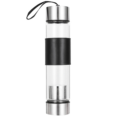 Термос стеклянный с инфьюзером Modulus  (Чёрный)