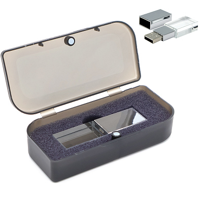 Флешка Moon 16 Гб  To Go в футляре  (Белый)