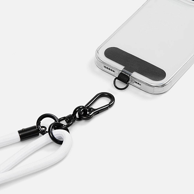 Шнурок для телефона OmniHold, белый