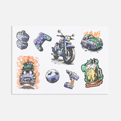 Стикерпак UV-DTF Thematik для мужчин