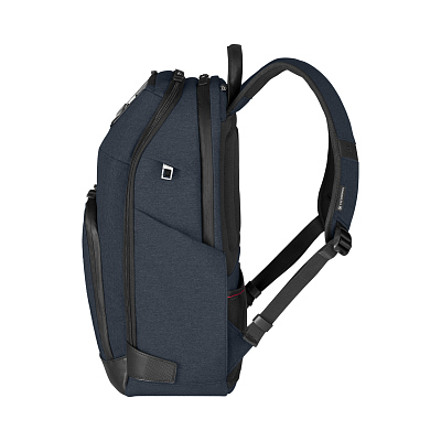 Рюкзак VICTORINOX Architecture Urban2 Deluxe Backpack 15”, синий, полиэстер/кожа, 31x23x46 см, 23 л