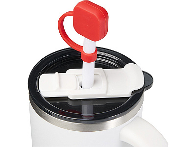 Силиконовая крышка для трубочки Сип (Красный)