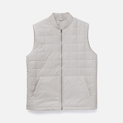 Жилет унисекс Warmbridge, светло-серый (Серый)