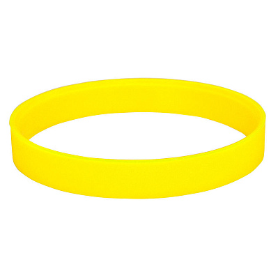 Браслет силиконовый FEST; 20 x 1,2 x 0,2 см; желтый; силикон (Желтый)
