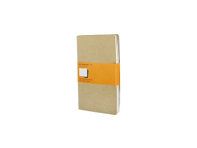 Набор записных книжек А5 Cahier (в линейку), 3 шт (Бежевый)