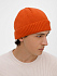 Шапка ComFleece, темно-оранжевая (кирпичная) - Фото 4