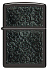Зажигалка ZIPPO Pattern с покрытием High Polish Black, латунь/сталь, черная, глянцевая, 38x13x57 мм - Фото 2