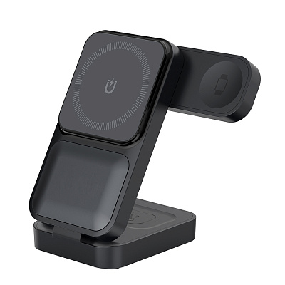 Беспроводное ЗУ Pero WB01 Ultimate MagSafe 3в1