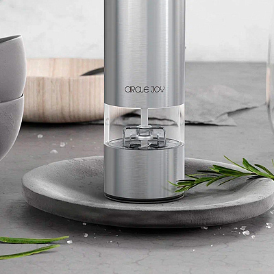 Электрическая мельница для специй Circle Joy Electric Grinder, серебро