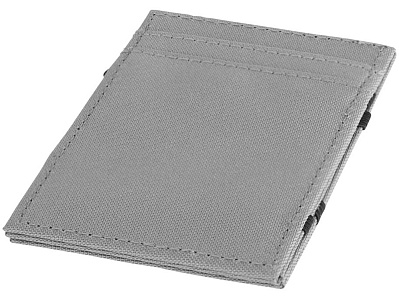 Бумажник Adventurer с защитой от RFID считывания (Серый/черный)