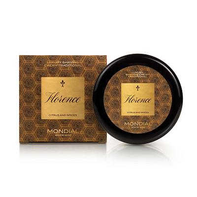 Крем для бритья в пластиковой чаше MONDIAL FLORENCE LUXURY SHAVING CREAM TRADITIONAL 150 мл