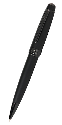 Шариковая ручка Cross Bailey Matte Black Lacquer. Цвет - черный.
