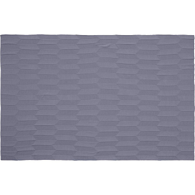 Плед Rombus, серый (стальной)