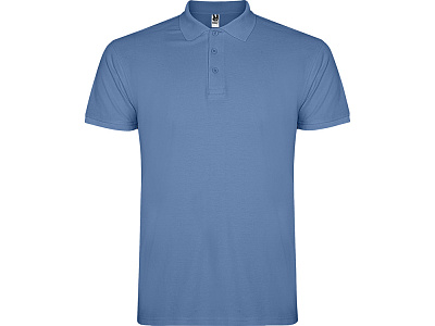 Рубашка поло Star мужская (Лазурно-голубой)