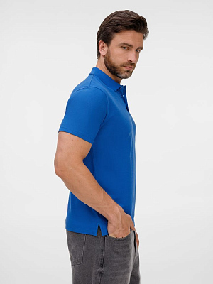 Рубашка поло унисекс Tervise, ярко-синяя