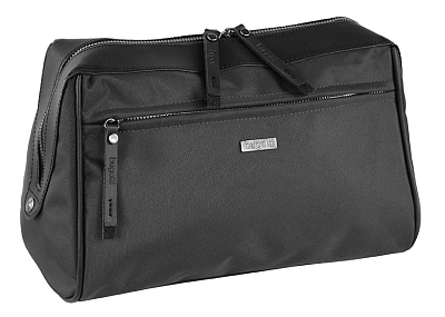 Несессер дорожный BUGATTI Contratempo, чёрный, нейлон, 29х14х18 см (Черный)