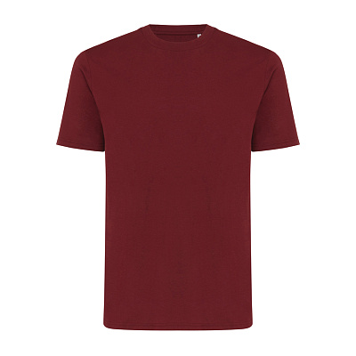Футболка Iqoniq Sierra из переработанного хлопка, унисекс, 160 г/м² (Бордовый;)