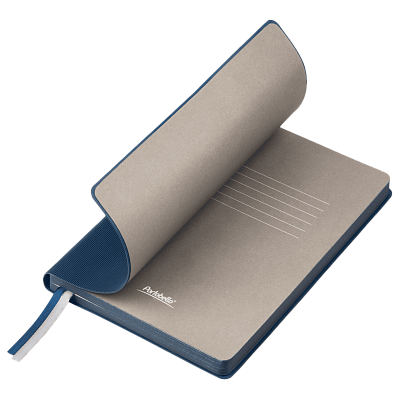 Ежедневник Rain недатированный, синий (Синий, серый)