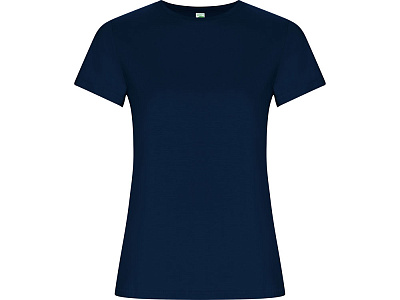 Футболка из органического хлопка Golden Woman женская (Синий нэйви)