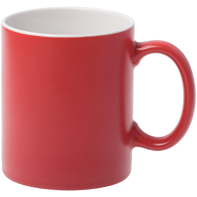 Кружка Promo матовая, красная (Красный)