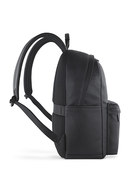 Рюкзак мужской BUGATTI Rico, черный, полиуретан, 32 x 18 x 44 см