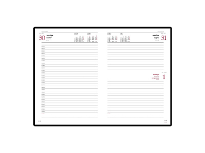 Ежедневник А5 датированный Velvet на 2025 год