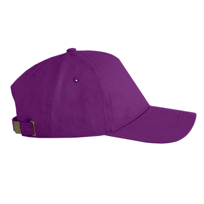 Бейсболка STAN 5 клиньев хлопок 260, 12 (Фиолетовый)