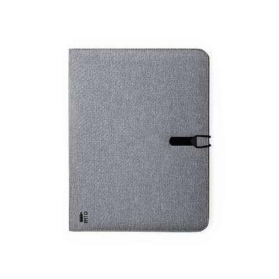 Папка SORGAX, рециклированный полиэстер (Серый меланж)