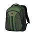 Рюкзак WENGER Sun 16'', зеленый со светоотражающим принтом, полиэстер, 35x27x47 см, 27 л - Фото 2
