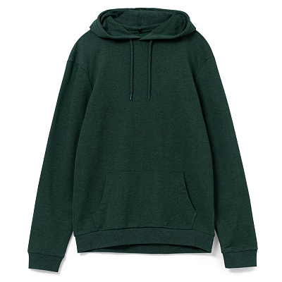 Толстовка с капюшоном унисекс Hoodie, дымчато-серая (Темно-зеленый)