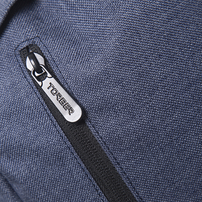 Рюкзак TORBER GRAFFI, синий, полиэстер меланж, 46 х 29 x 18 см