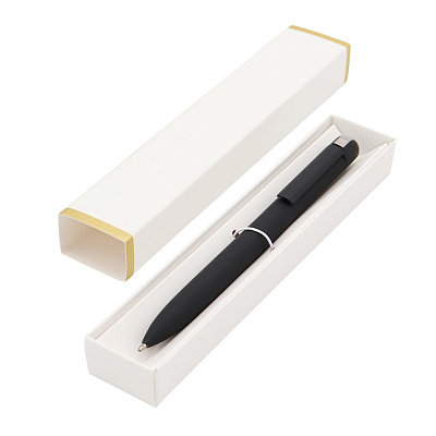 Ручка Espada в коробке Cradle белой с позолотой, чёрная (Чёрный)