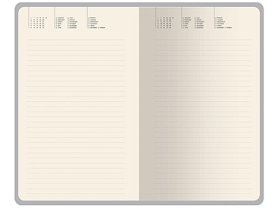 Ежедневник недатированный А5 Black