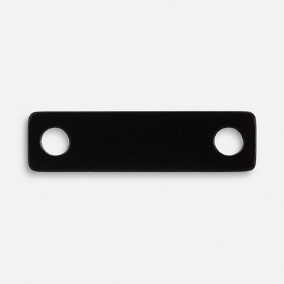 Шильдик металлический Alfa Liten, черный (Чёрный)