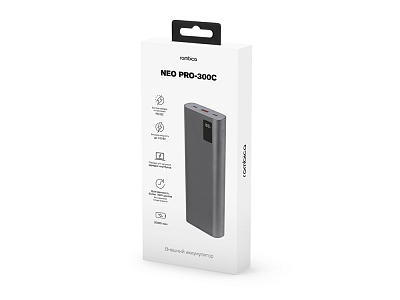 Внешний аккумулятор для ноутбуков NEO PRO-300C, 30000 mAh