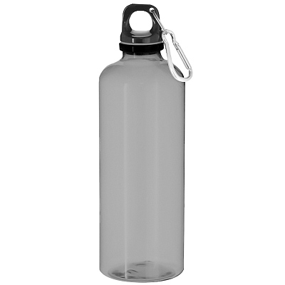 Бутылка пластиковая для воды Clipster  (Чёрный)