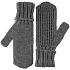 Варежки Nordkyn, серый меланж (эбонит) - Фото 2