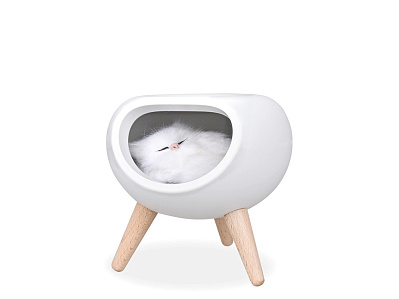 Ночник LED Koko (Белый, натуральный)