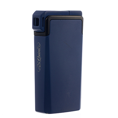 Зажигалка S.Quire газовая, два вида пламени, турбо, для трубок, темно-синяя (Синий)